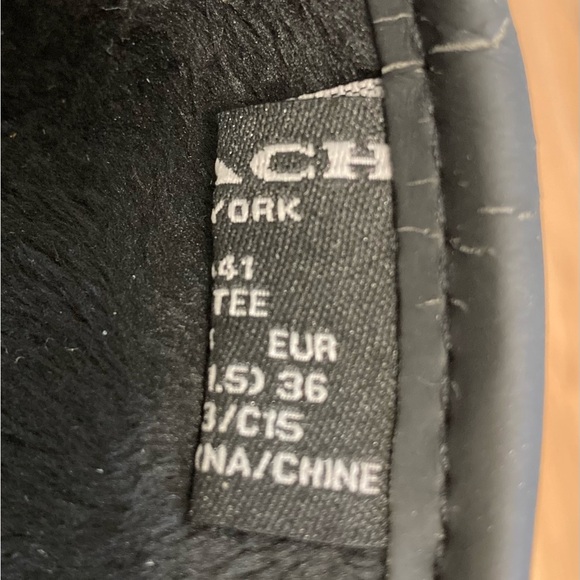 Coach Black Tristee Tall Rain Boots - Picture 9 of 9